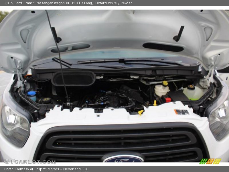 Oxford White / Pewter 2019 Ford Transit Passenger Wagon XL 350 LR Long