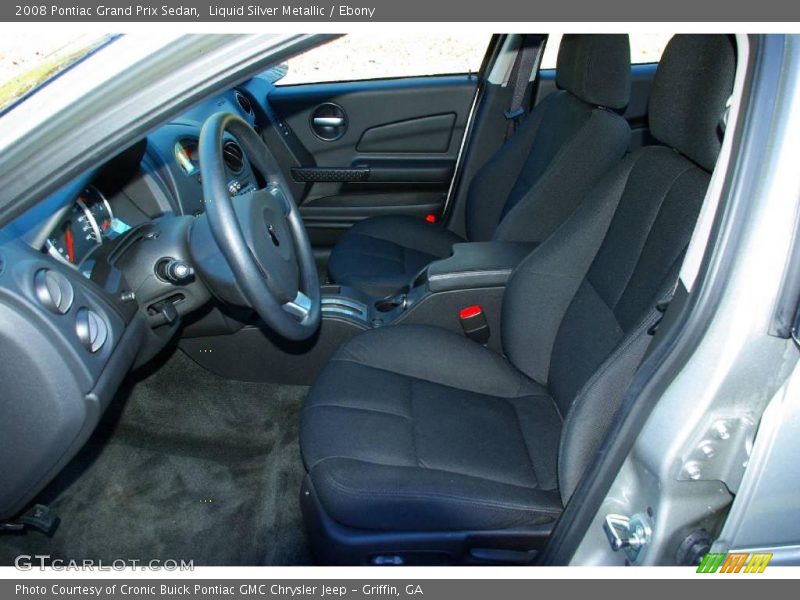 Liquid Silver Metallic / Ebony 2008 Pontiac Grand Prix Sedan