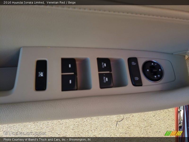 Venetian Red / Beige 2016 Hyundai Sonata Limited