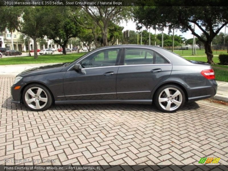 Steel Grey Metallic / Natural Beige 2010 Mercedes-Benz E 350 Sedan