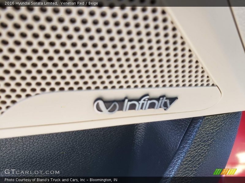 Venetian Red / Beige 2016 Hyundai Sonata Limited