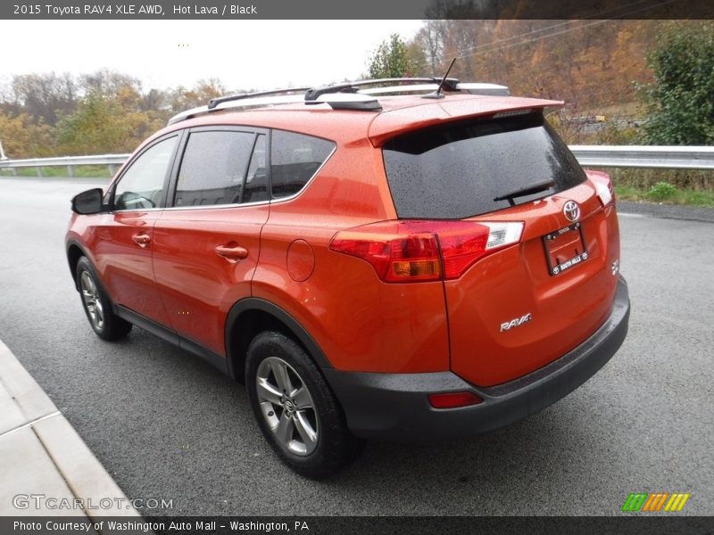 Hot Lava / Black 2015 Toyota RAV4 XLE AWD