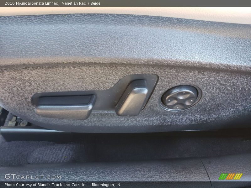 Venetian Red / Beige 2016 Hyundai Sonata Limited