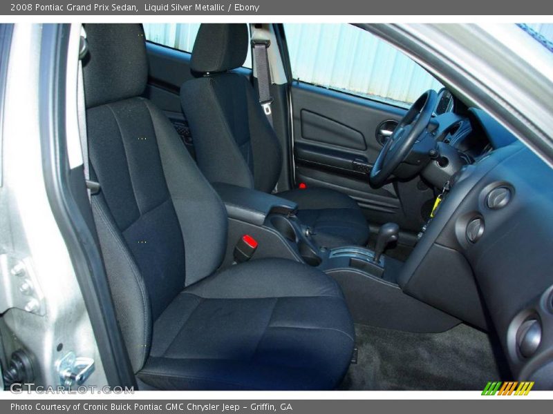 Liquid Silver Metallic / Ebony 2008 Pontiac Grand Prix Sedan