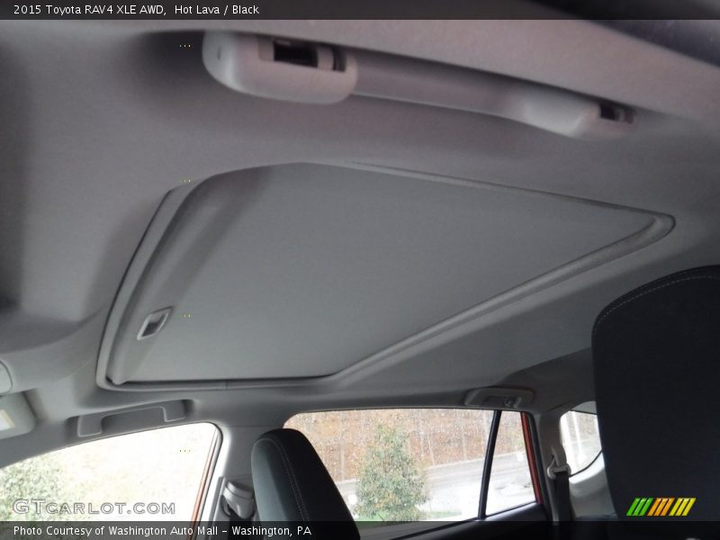 Hot Lava / Black 2015 Toyota RAV4 XLE AWD