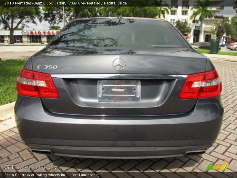 Steel Grey Metallic / Natural Beige 2010 Mercedes-Benz E 350 Sedan