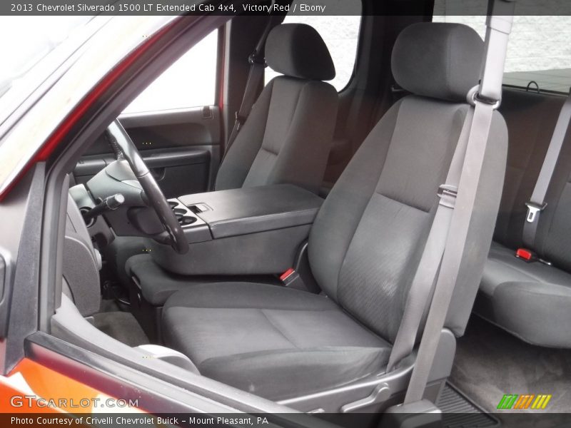 Victory Red / Ebony 2013 Chevrolet Silverado 1500 LT Extended Cab 4x4