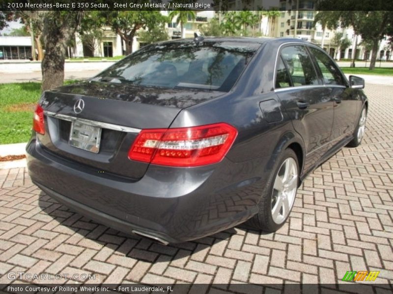 Steel Grey Metallic / Natural Beige 2010 Mercedes-Benz E 350 Sedan