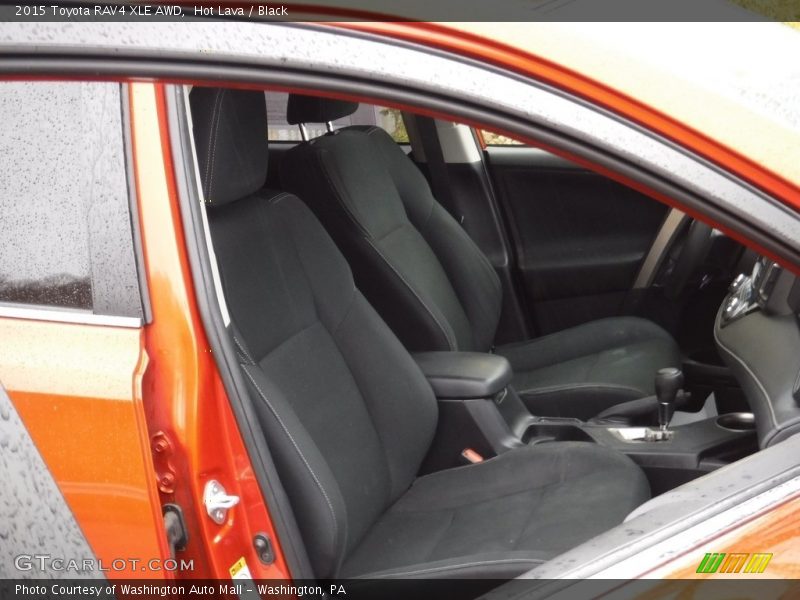 Hot Lava / Black 2015 Toyota RAV4 XLE AWD