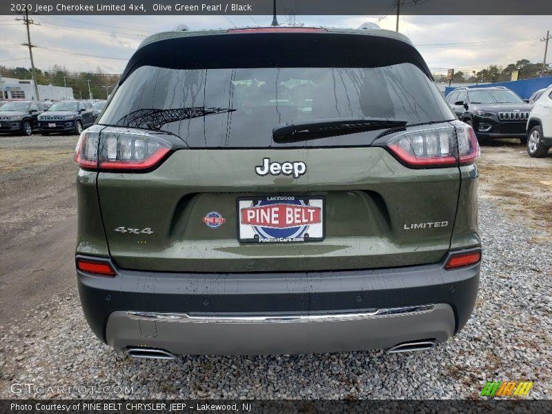 Olive Green Pearl / Black 2020 Jeep Cherokee Limited 4x4