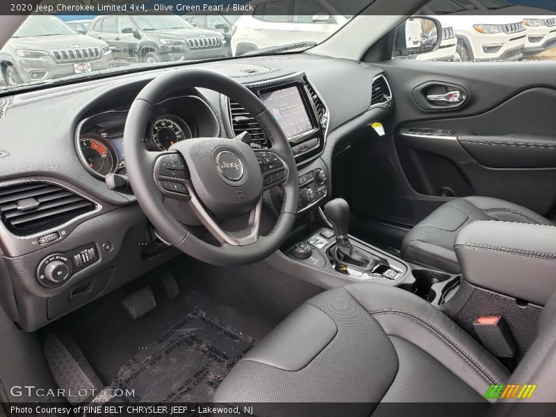 Olive Green Pearl / Black 2020 Jeep Cherokee Limited 4x4