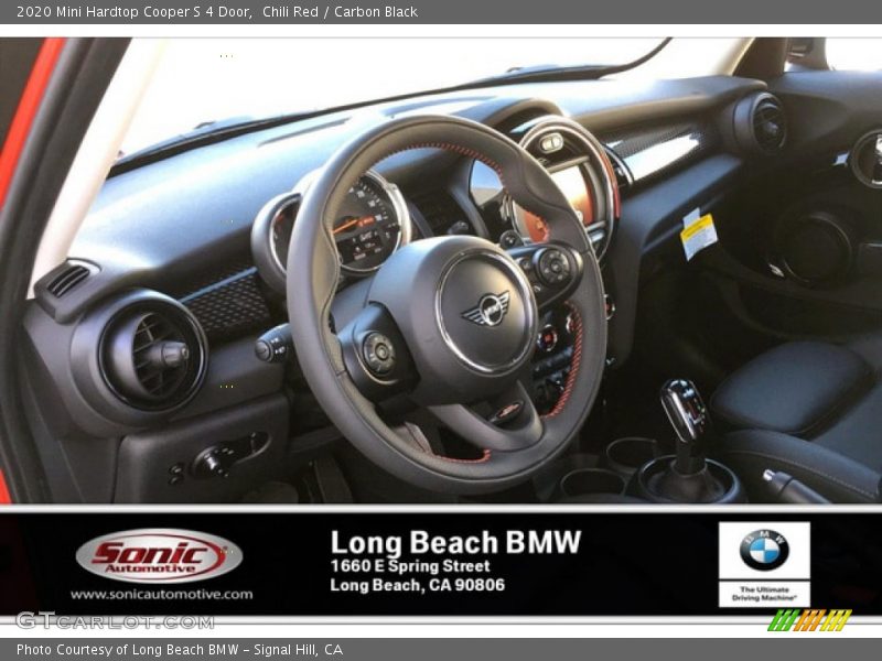 Chili Red / Carbon Black 2020 Mini Hardtop Cooper S 4 Door