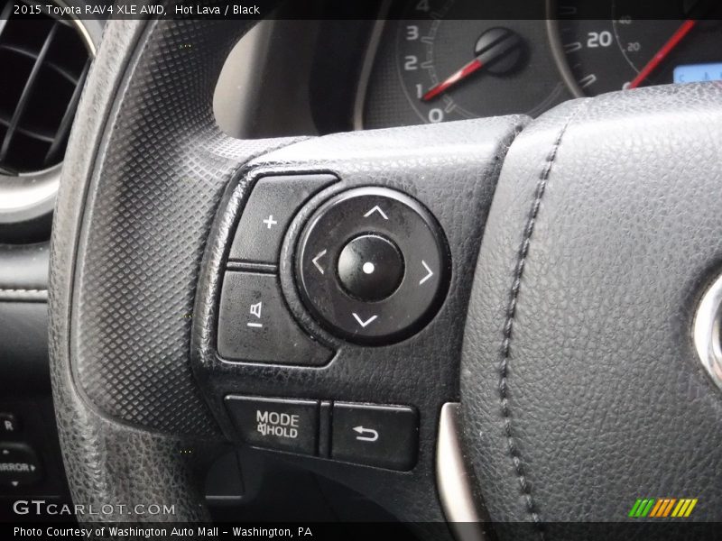 Hot Lava / Black 2015 Toyota RAV4 XLE AWD