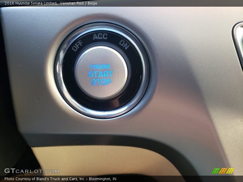 Venetian Red / Beige 2016 Hyundai Sonata Limited