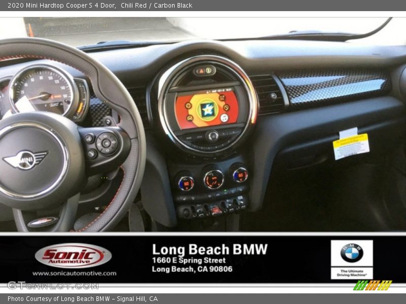 Chili Red / Carbon Black 2020 Mini Hardtop Cooper S 4 Door