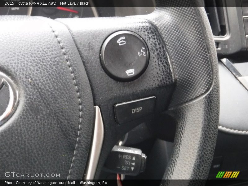Hot Lava / Black 2015 Toyota RAV4 XLE AWD