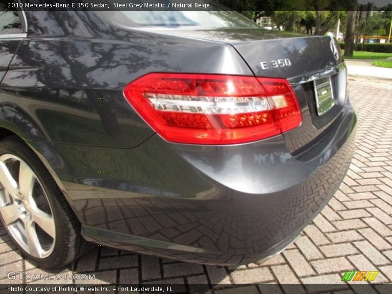 Steel Grey Metallic / Natural Beige 2010 Mercedes-Benz E 350 Sedan
