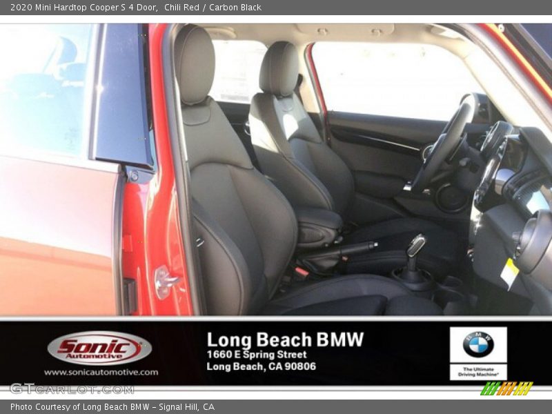 Chili Red / Carbon Black 2020 Mini Hardtop Cooper S 4 Door