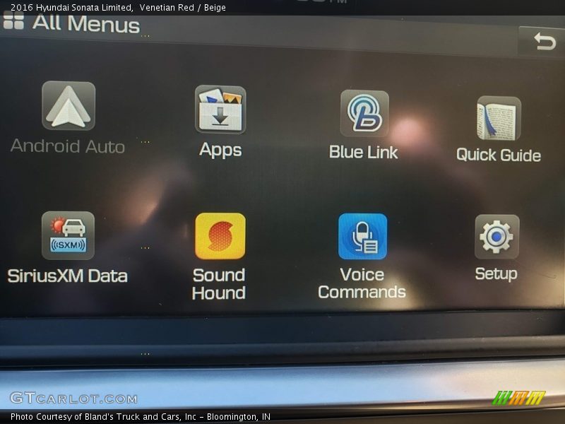 Venetian Red / Beige 2016 Hyundai Sonata Limited