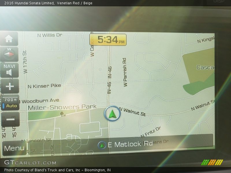 Venetian Red / Beige 2016 Hyundai Sonata Limited