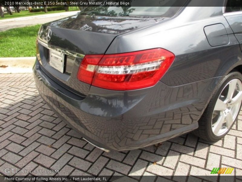 Steel Grey Metallic / Natural Beige 2010 Mercedes-Benz E 350 Sedan