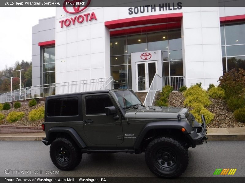 Tank / Black 2015 Jeep Wrangler Sport 4x4