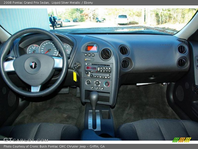 Liquid Silver Metallic / Ebony 2008 Pontiac Grand Prix Sedan
