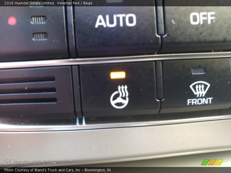 Venetian Red / Beige 2016 Hyundai Sonata Limited