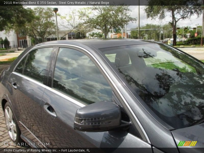 Steel Grey Metallic / Natural Beige 2010 Mercedes-Benz E 350 Sedan