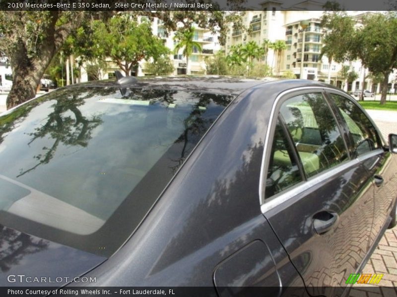 Steel Grey Metallic / Natural Beige 2010 Mercedes-Benz E 350 Sedan