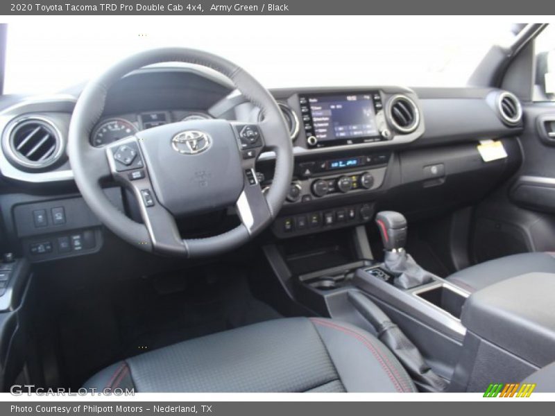 Dashboard of 2020 Tacoma TRD Pro Double Cab 4x4