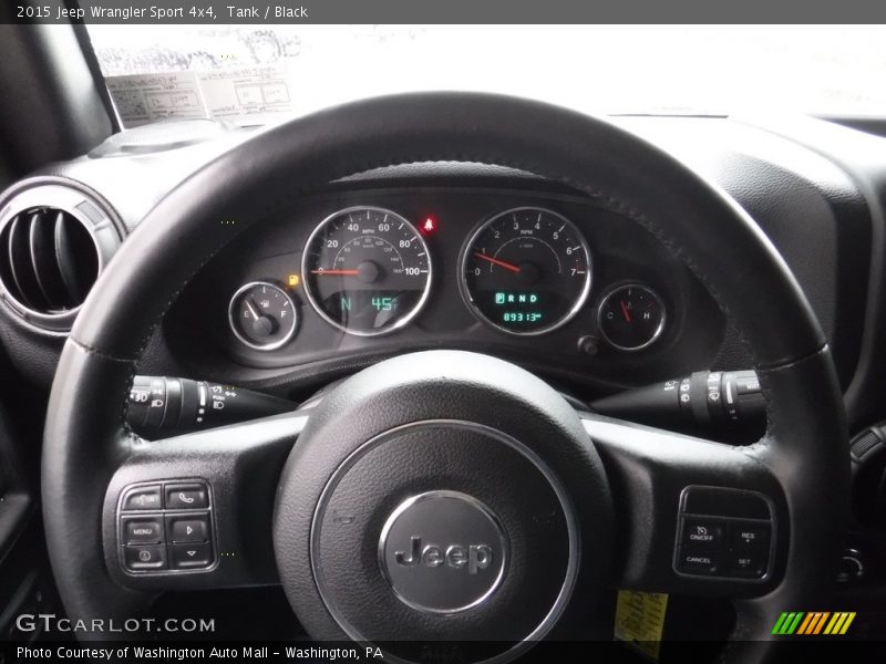 Tank / Black 2015 Jeep Wrangler Sport 4x4