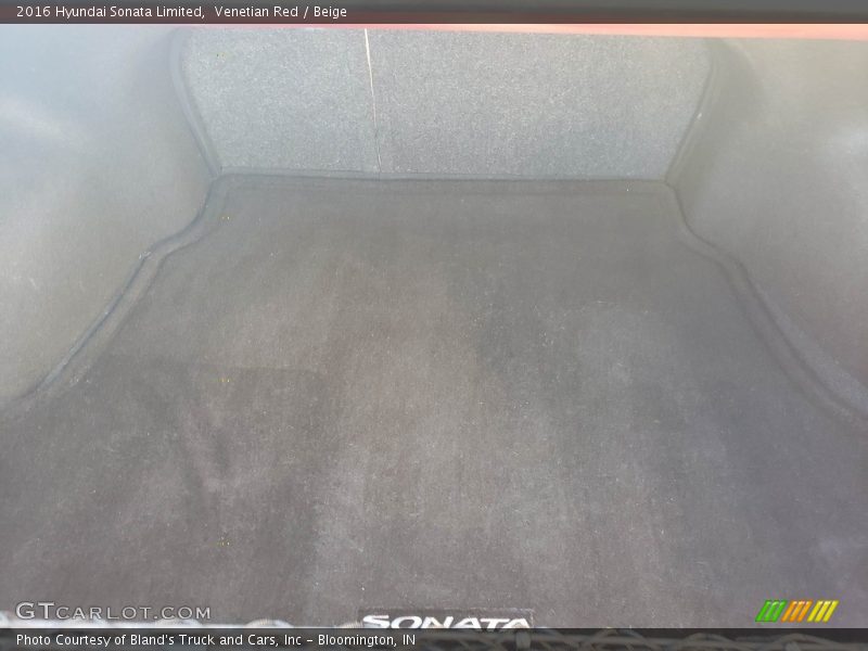 Venetian Red / Beige 2016 Hyundai Sonata Limited