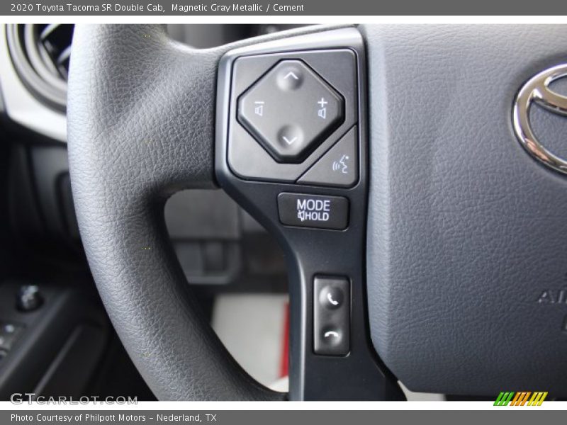Magnetic Gray Metallic / Cement 2020 Toyota Tacoma SR Double Cab