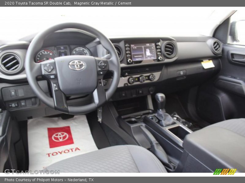 Magnetic Gray Metallic / Cement 2020 Toyota Tacoma SR Double Cab