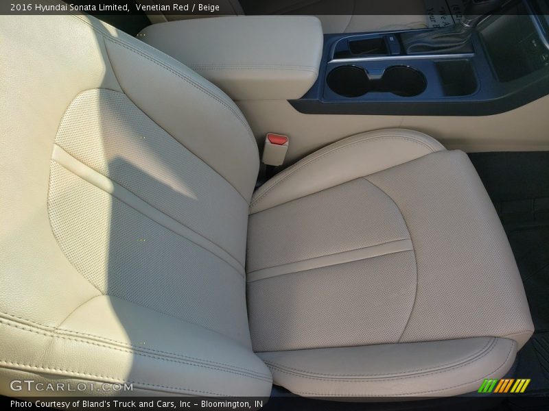 Venetian Red / Beige 2016 Hyundai Sonata Limited