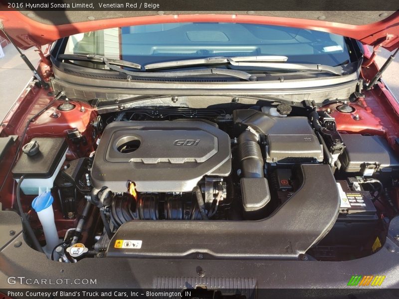 Venetian Red / Beige 2016 Hyundai Sonata Limited