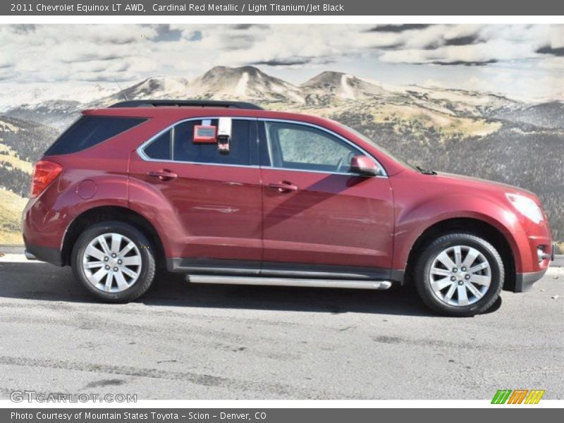 Cardinal Red Metallic / Light Titanium/Jet Black 2011 Chevrolet Equinox LT AWD
