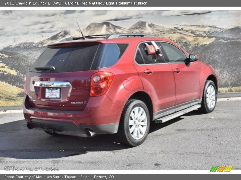 Cardinal Red Metallic / Light Titanium/Jet Black 2011 Chevrolet Equinox LT AWD