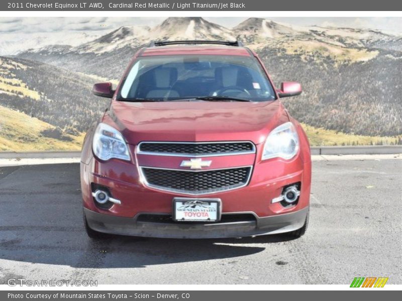 Cardinal Red Metallic / Light Titanium/Jet Black 2011 Chevrolet Equinox LT AWD