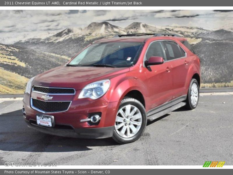 Cardinal Red Metallic / Light Titanium/Jet Black 2011 Chevrolet Equinox LT AWD