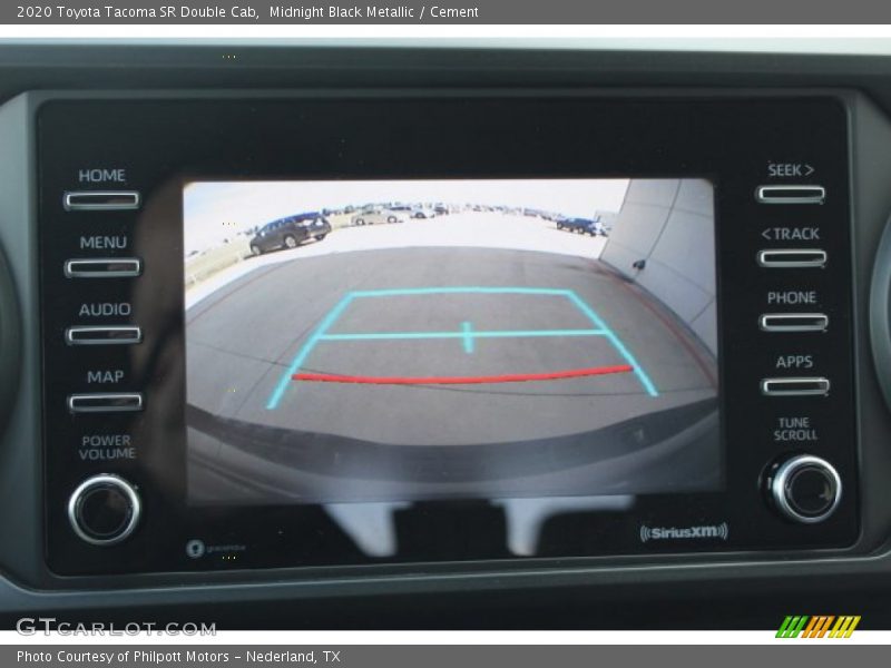Midnight Black Metallic / Cement 2020 Toyota Tacoma SR Double Cab