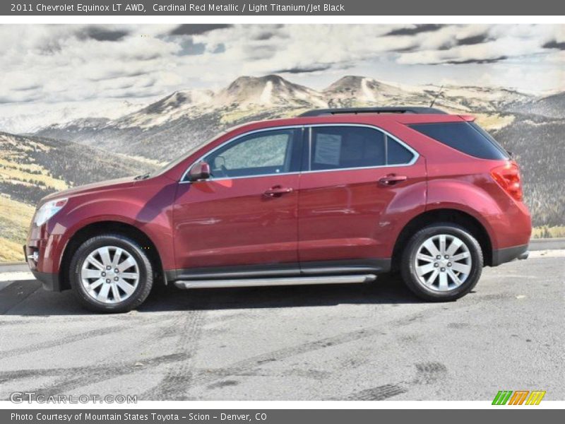 Cardinal Red Metallic / Light Titanium/Jet Black 2011 Chevrolet Equinox LT AWD