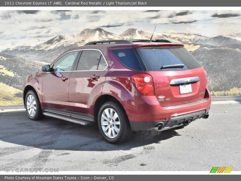 Cardinal Red Metallic / Light Titanium/Jet Black 2011 Chevrolet Equinox LT AWD