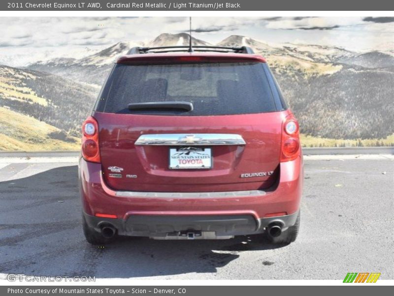 Cardinal Red Metallic / Light Titanium/Jet Black 2011 Chevrolet Equinox LT AWD