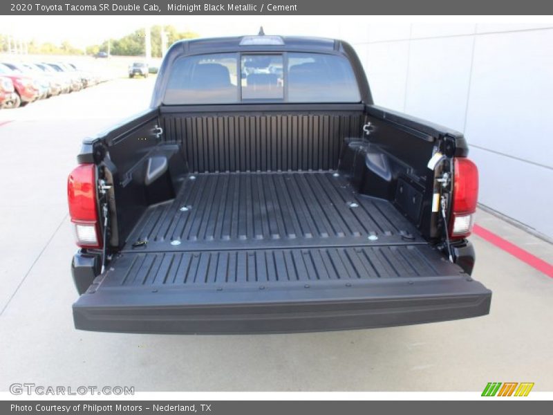 Midnight Black Metallic / Cement 2020 Toyota Tacoma SR Double Cab