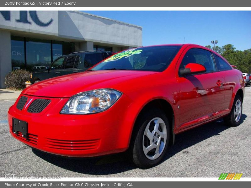 Victory Red / Ebony 2008 Pontiac G5