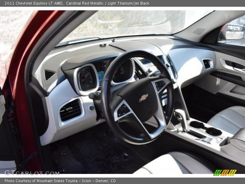 Cardinal Red Metallic / Light Titanium/Jet Black 2011 Chevrolet Equinox LT AWD