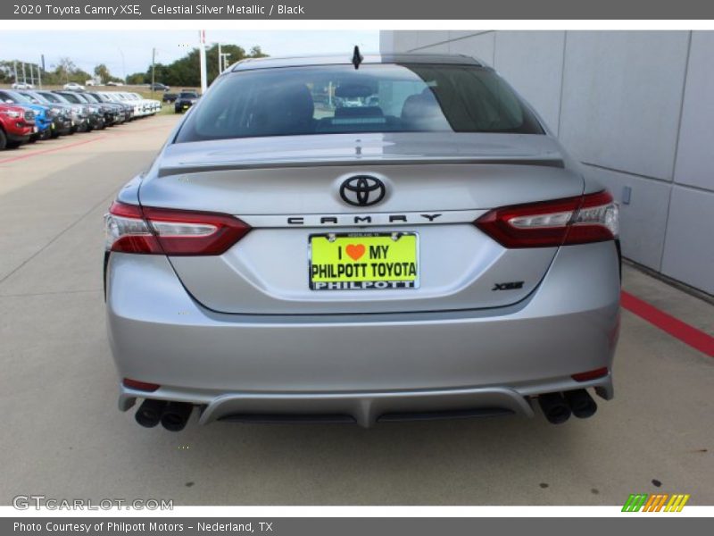 Celestial Silver Metallic / Black 2020 Toyota Camry XSE
