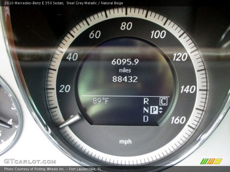 Steel Grey Metallic / Natural Beige 2010 Mercedes-Benz E 350 Sedan